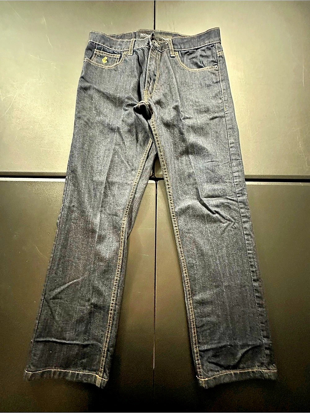 Rocawear blue straight fit denim jeans Size 34x32